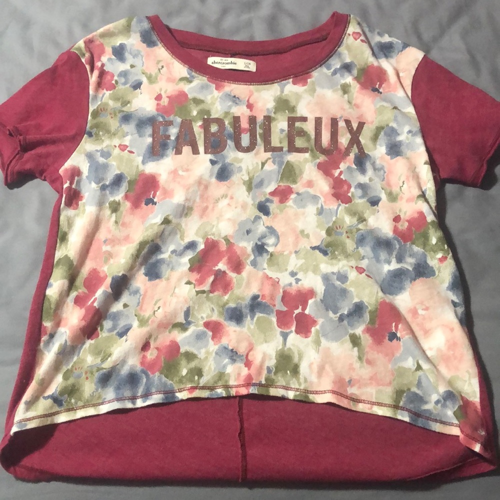 Abercrombie kids crop top
